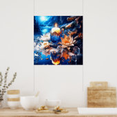 クリスマス降臨ポスター ポスター (キッチン)