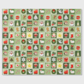 クリスマス降臨暦カウントダウン ラッピングペーパー (フラット)