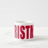 クリスマス限定 赤いマグカップ エスプレッソカップ (正面)