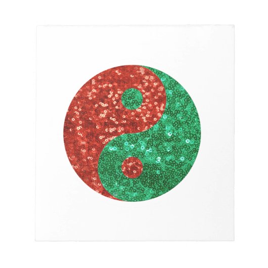 クリスマス陰陽 ノートパッド (正面)