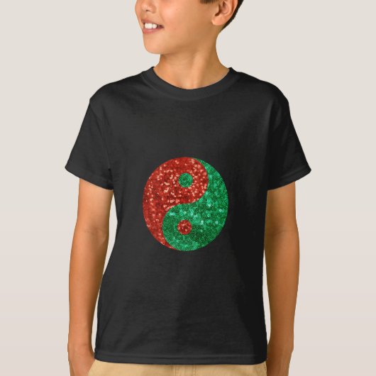 クリスマス陰陽 Tシャツ (正面)