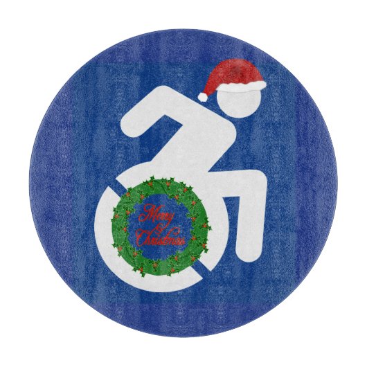 クリスマス障害 カッティングボード (正面)