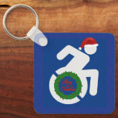 クリスマス障害 キーホルダー (正面)