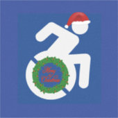 クリスマス障害 シール (正面)