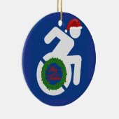 クリスマス障害 セラミックオーナメント (右)