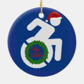 クリスマス障害 セラミックオーナメント (裏面)