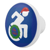 クリスマス障害 セラミックノブ (右)