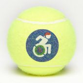 クリスマス障害 テニスボール (裏面)