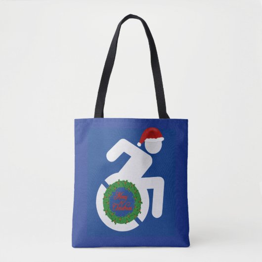 クリスマス障害 トートバッグ (正面)