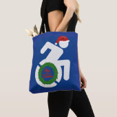 クリスマス障害 トートバッグ (クローズアップ)