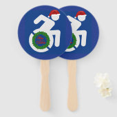 クリスマス障害 ハンドファン (正面&裏面)