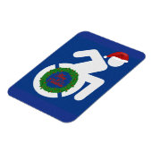 クリスマス障害 マグネット (左側)