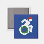 クリスマス障害 マグネット (正面/裏面)