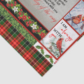 クリスマス離れの（鳥）ショウジョウコウカンチョウのキルト 薄葉紙 (詳細)