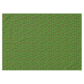 クリスマス離れパインズ、コーン&ベリーの緑 テーブルクロス (正面(横))