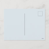 クリスマス雪だるまの子供たちが文字水の色を追加ホリデイ シーズンポストカード (裏面)