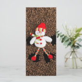 クリスマス雪だるまの装飾 (スタンド正面)