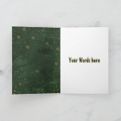 クリスマス雪だるまカード シーズンカード (内部)