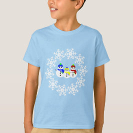 クリスマス雪だるまキッズTシャツ Tシャツ