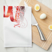 クリスマス雪だるまキッチンタオル16インチx 24インチ キッチンタオル (四つ折り)