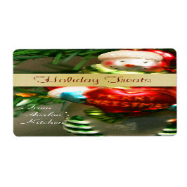 クリスマス雪だるまキッチントリートベーキングラベル ラベル