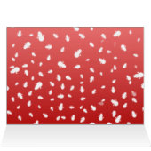 クリスマス雪だるまグリーティングカード (内部横(上))