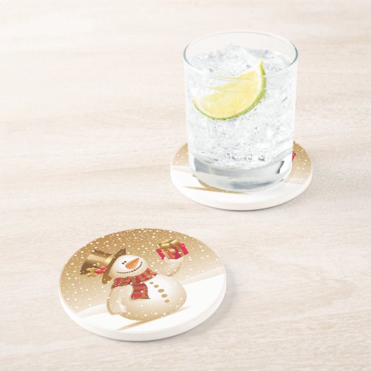 クリスマス雪だるまコースター コースター (側面)