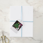 クリスマス雪だるまサプライズホリデーズ ギフトタグ (より糸付き)