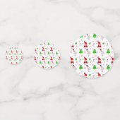 クリスマス雪だるまサンタ コンフェッティ (裏面)