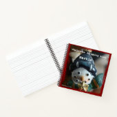 クリスマス雪だるまショッピングリストスパイラルノートブック ノートブック (内部)