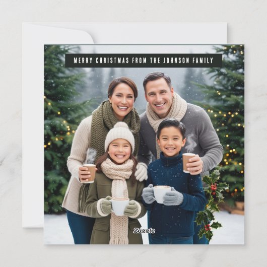 クリスマス雪だるまスノーボール多くのおもしろい シーズンカード (裏面)