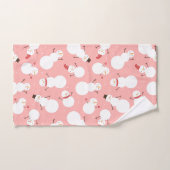 クリスマス雪だるまバスタオルセット バスタオルセット (ハンドタオル)