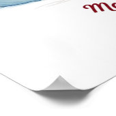 クリスマス雪だるまバーラウンジ飲みパーティー ポスター (角)