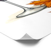 クリスマス雪だるまバーラウンジ飲みパーティー ポスター (角)