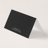 クリスマス雪だるまファミリーオーナメントツリーフォトカード (裏面)