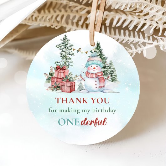 クリスマス雪だるまファースト誕生日 フェイバータグ