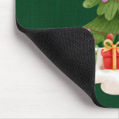 クリスマス雪だるまマウスパッド マウスパッド (コーナー)