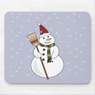 クリスマス雪だるまマウスパッド マウスパッド