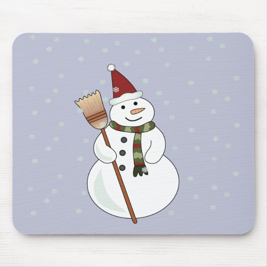 クリスマス雪だるまマウスパッド マウスパッド (正面)