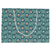 クリスマス雪だるまラージ抱き枕 ラージペーパーバッグ (裏面)