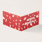 クリスマス雪だるま折り畳みカード (外部)