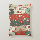 クリスマス雪だるま枕 アクセントクッション (正面(垂直))