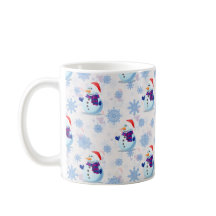 クリスマス雪だるま表面パターン