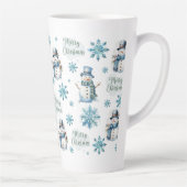 クリスマス雪だるま カフェラテマグ (右)