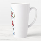 クリスマス雪だるま&ガールダンサーラテマグカップ カフェラテマグ (右)