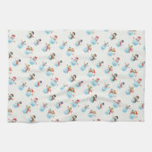 クリスマス雪だるま キッチンタオル (横)