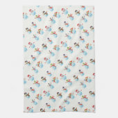 クリスマス雪だるま キッチンタオル (縦)