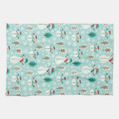 クリスマス雪だるま キッチンタオル (横)