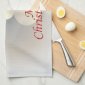 クリスマス雪だるま キッチンタオル (四つ折り)