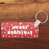 クリスマス雪だるま キーホルダー (正面)